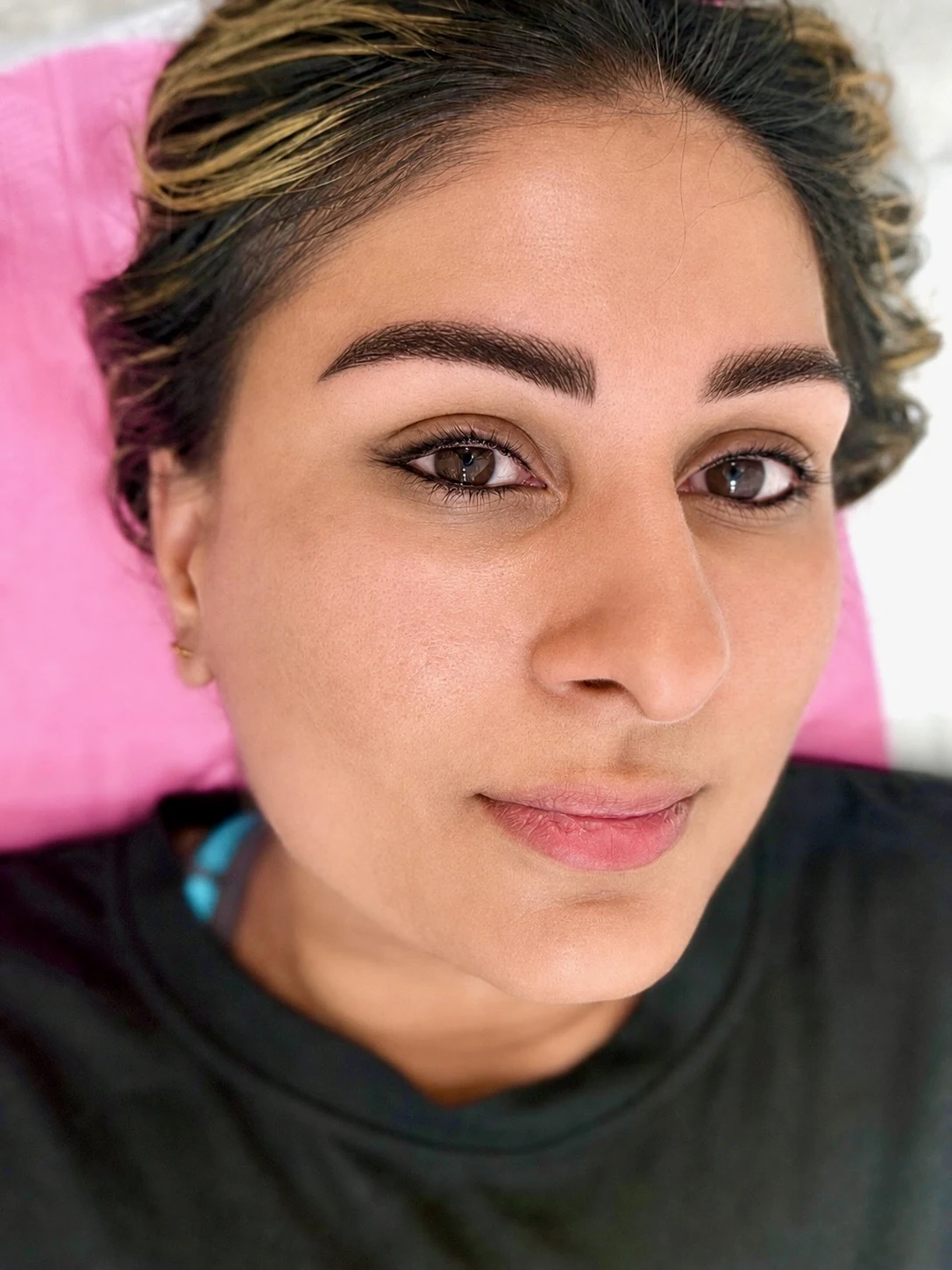 Soft Powder Brows permanent makeup work by Ashley Luu