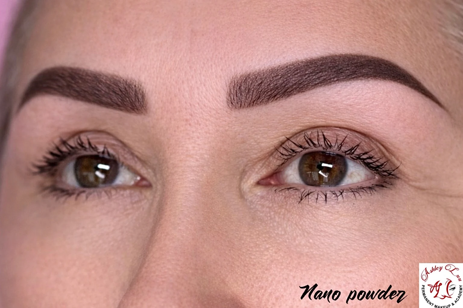 Nano Powder Brows permanent makeup work by Ashley Luu