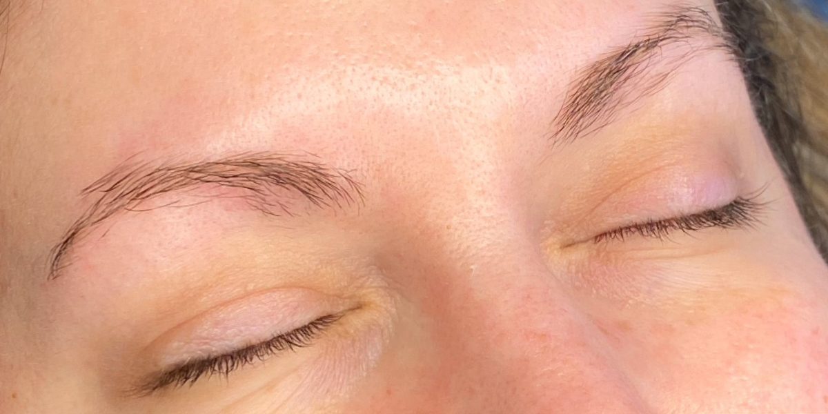 Before Ombré Brows